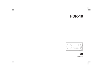 Sangean HDR-18 Manuel utilisateur | Fixfr