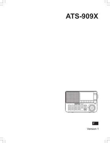 Sangean ATS-909X Manuel utilisateur | Fixfr