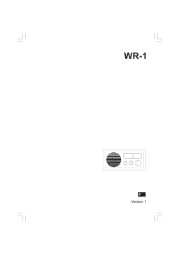 Sangean WR-1CL Manuel utilisateur