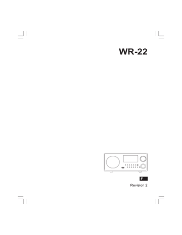 Sangean WR-22 Manuel utilisateur | Fixfr