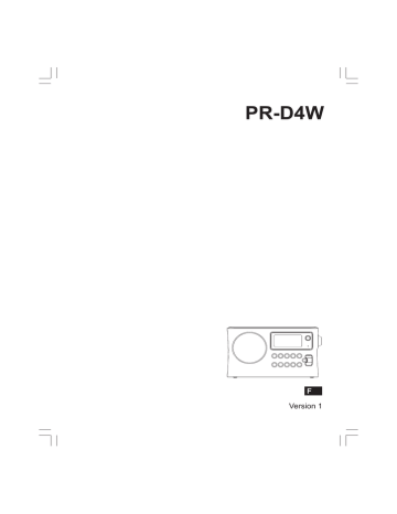 Sangean PR-D4W Manuel utilisateur | Fixfr