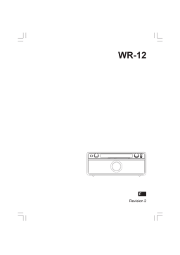 Sangean WR-12 Manuel utilisateur