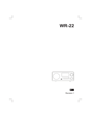 Sangean WR-22 Manuel utilisateur | Fixfr