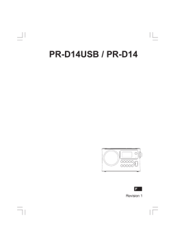 Sangean PR-D14 Manuel utilisateur