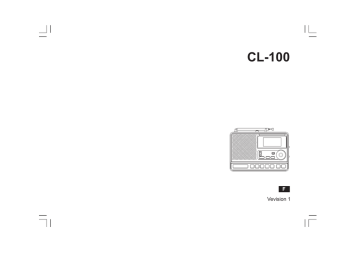 Sangean CL-100 Manuel utilisateur | Fixfr