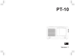 Sangean PT-10 Manuel utilisateur