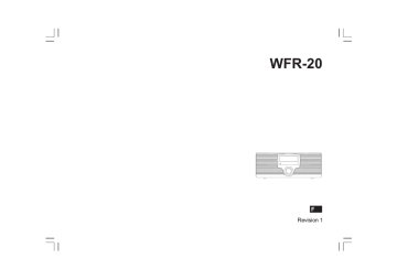 Sangean WFR-20 Manuel utilisateur | Fixfr