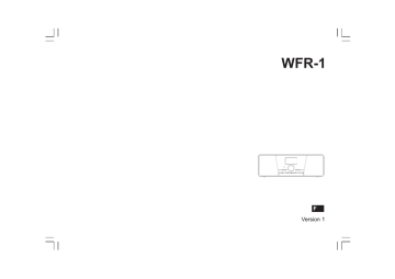 Sangean WFR-1 Manuel utilisateur | Fixfr