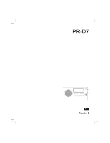 Sangean PR-D7 Manuel utilisateur | Fixfr