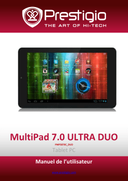 Prestigio  MultiPad 7.0 ULTRA DUO Manuel utilisateur