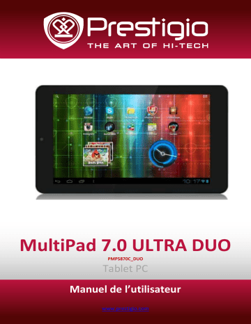 Prestigio  MultiPad 7.0 ULTRA DUO Manuel utilisateur | Fixfr