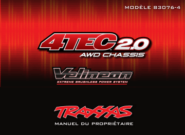 Traxxas 4-Tec2.0 VXL Chassis Manuel utilisateur | Fixfr
