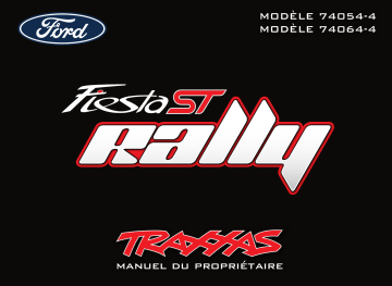 Traxxas Ford Fiesta ST Rally Manuel utilisateur | Fixfr