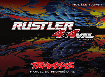 Traxxas Rustler 4X4 VXL Manuel utilisateur | Fixfr