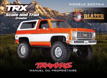 Traxxas TRX-4 Blazer Manuel utilisateur | Fixfr