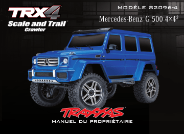 Traxxas TRX-4 G 500 4X4² Manuel utilisateur | Fixfr