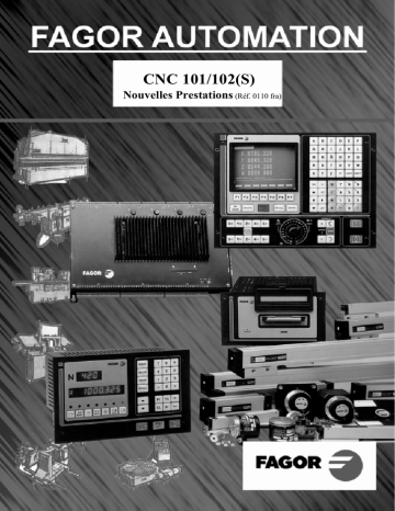 Fagor CNC 101_102 Manuel utilisateur | Fixfr