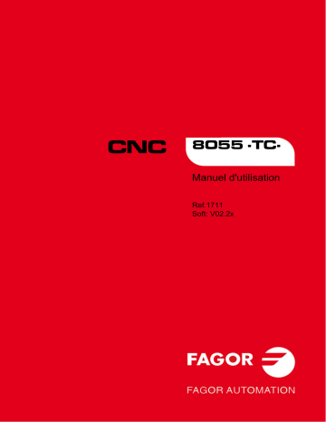 Fagor CNC 8055 Manuel utilisateur | Fixfr
