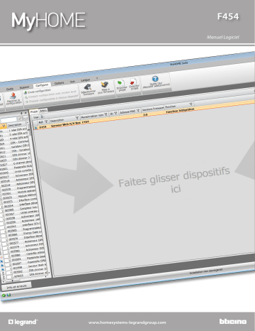 Bticino F454 Manuel utilisateur | Fixfr