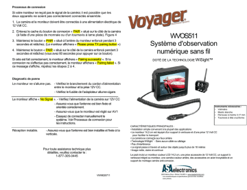 Voyager WVOS511 Manuel utilisateur | Fixfr