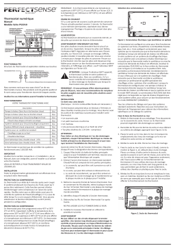 Robertshaw PerfectSense PS2210 Digital Thermostat Manuel utilisateur
