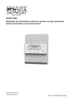 Robertshaw SMART 4000 Commercial Multi-stage HVAC Controller Manuel utilisateur