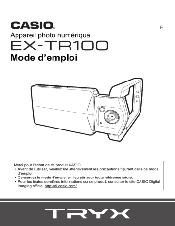 Casio EX-TR100 Manuel utilisateur | Fixfr