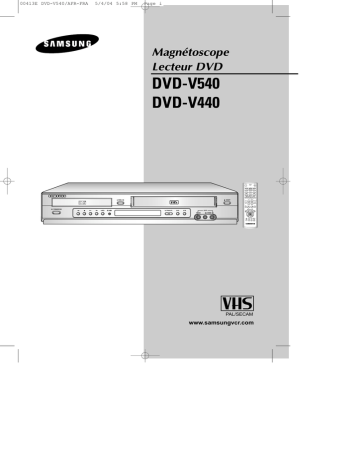 Samsung DVD-V440 Manuel utilisateur | Fixfr
