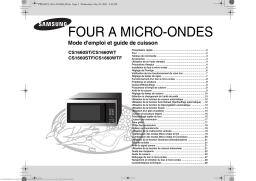 Samsung CS1660ST Manuel utilisateur