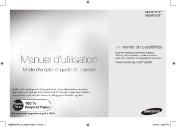 Samsung MS28F301TFS Manuel utilisateur | Fixfr