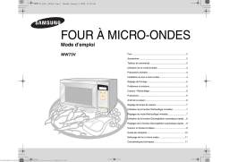 Samsung MW73V Manuel utilisateur