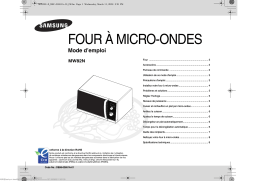 Samsung MW82N-BX Manuel utilisateur