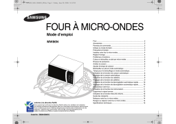 Samsung MW86N Manuel utilisateur