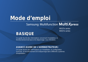 User's manual | Samsung SL-M4370LX Manuel utilisateur | Fixfr