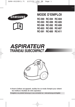 Samsung RC-604 Manuel utilisateur