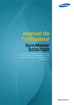 Samsung S23A700D Manuel utilisateur