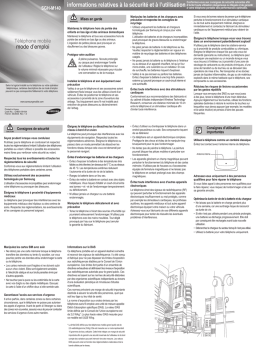 Samsung SGH-M140 Manuel utilisateur