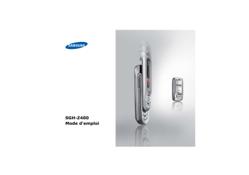 SGH-Z400V | Samsung SGH-Z400 Manuel utilisateur | Fixfr