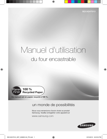 Samsung BQ1AD4T013/XEF Manuel utilisateur | Fixfr