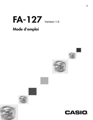 Manual | Casio FA-127 v1.5 Manuel utilisateur | Fixfr