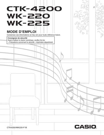 CTK-4200 | Manual | Casio WK-220 Manuel utilisateur | Fixfr