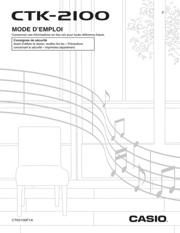 Manual | Casio CTK-2100 Manuel utilisateur | Fixfr