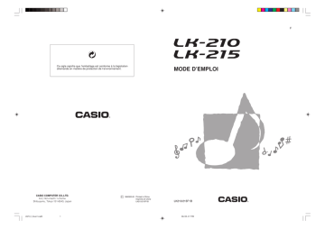 LK-210 | Manual | Casio LK-215 Manuel utilisateur | Fixfr