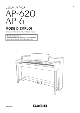 Casio AP-6BP Manuel utilisateur