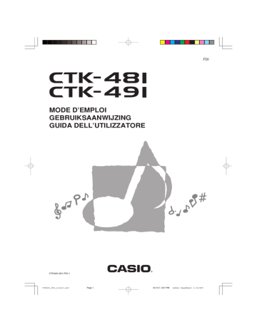 Manual | Casio CTK-491 Manuel utilisateur | Fixfr