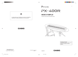 Casio PX-400R Manuel utilisateur