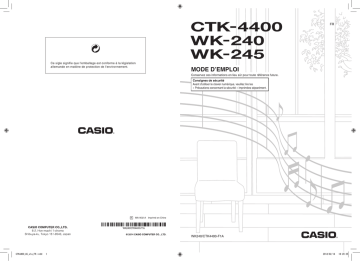 CTK-4400 | WK-245 | Manual | Casio WK-240 Manuel utilisateur | Fixfr