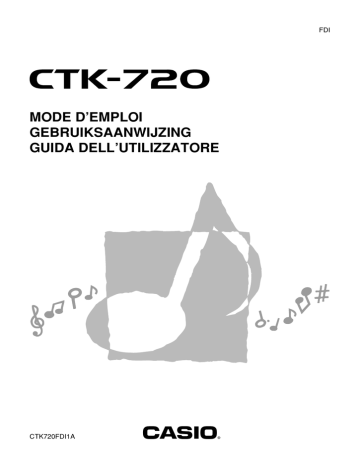 Manual | Casio CTK-720 Manuel utilisateur | Fixfr