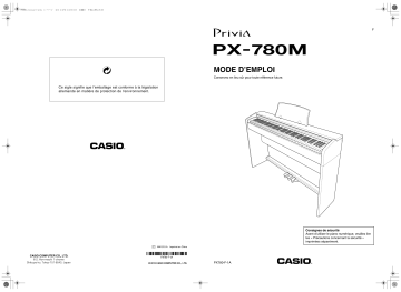 Manual | Casio PX-780 Manuel utilisateur | Fixfr