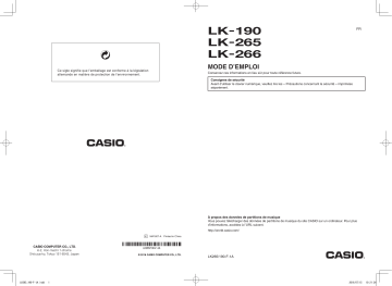 Manual | Casio LK-266 Manuel utilisateur | Fixfr